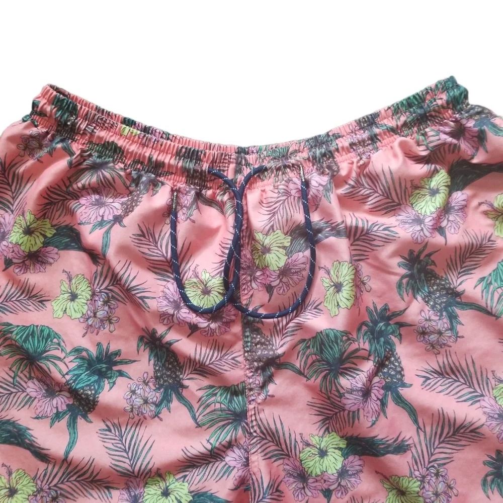 UZZI‎ Active Wear Men's Tropical Swim Trunks Sz. XXL